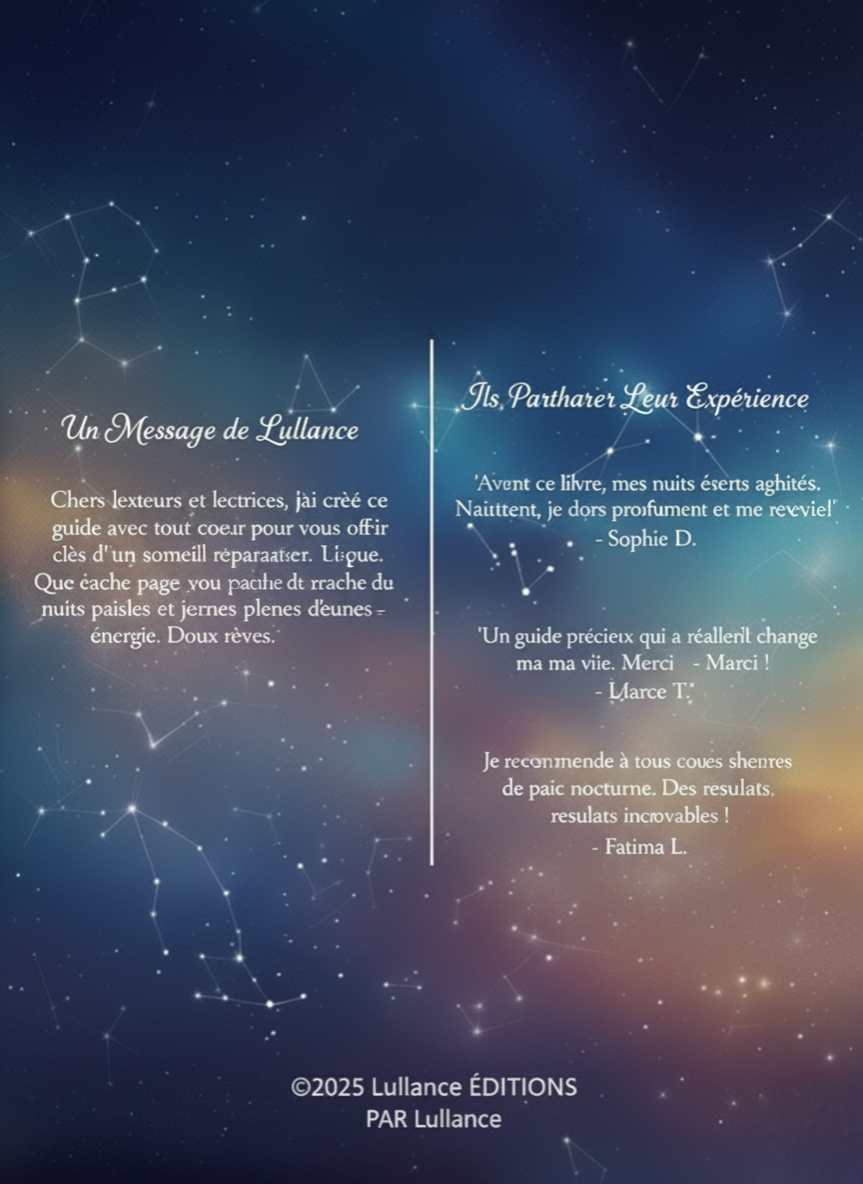 Maîtrisez Votre Sommeil – Ebook