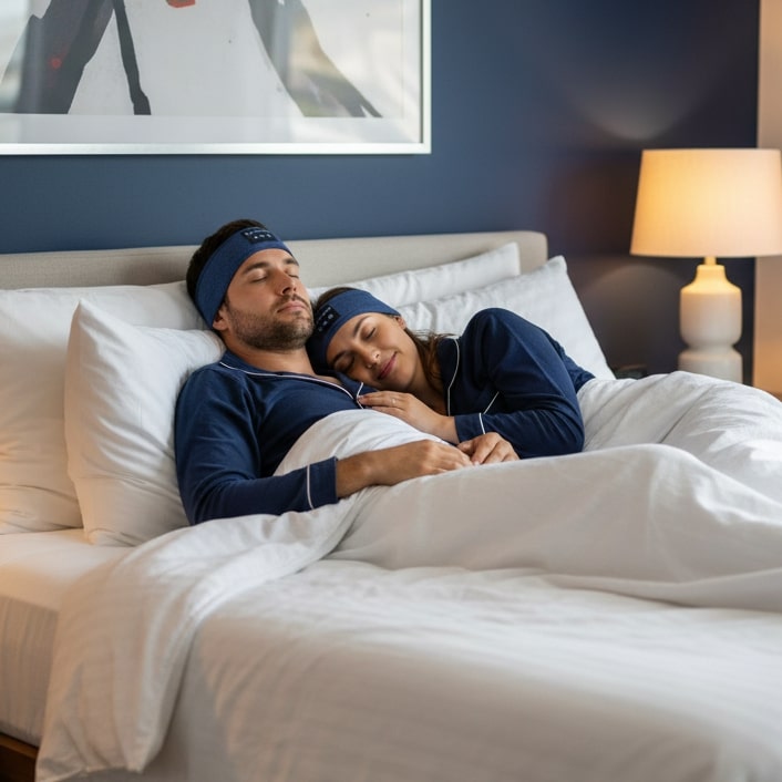 LullBand™ - Bandeau de Sommeil Anti-Bruit Pour Dormir