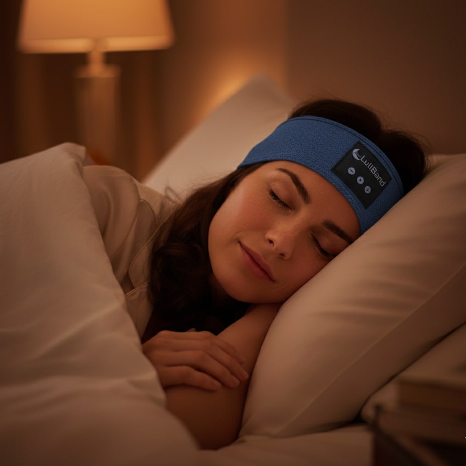 LullBand™ - Bandeau de Sommeil Anti-Bruit Pour Dormir