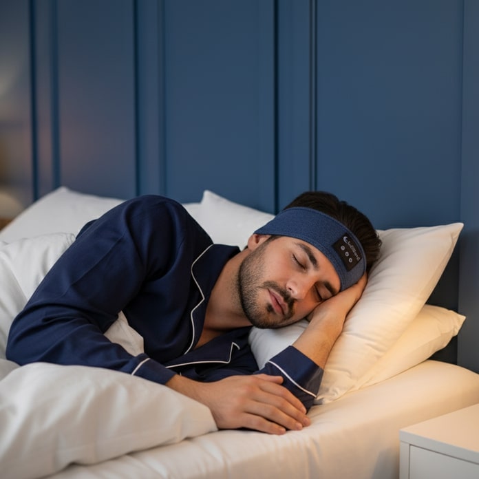 LullBand™ - Bandeau de Sommeil Anti-Bruit Pour Dormir