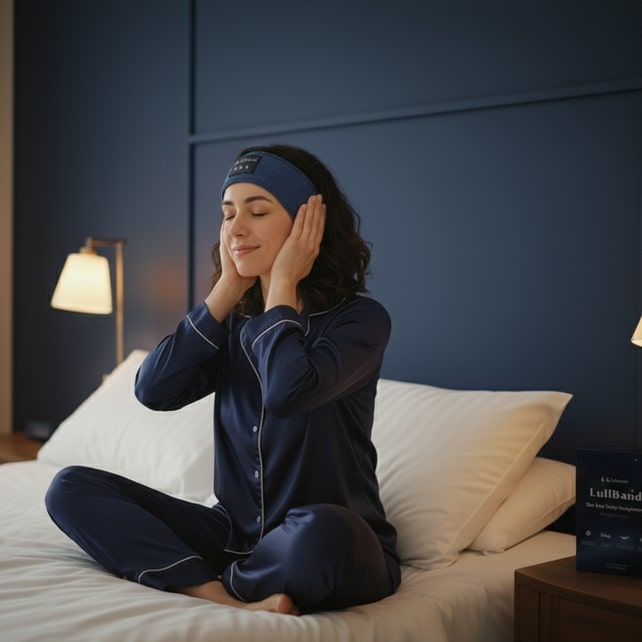 LullBand™ - Bandeau de Sommeil Anti-Bruit Pour Dormir