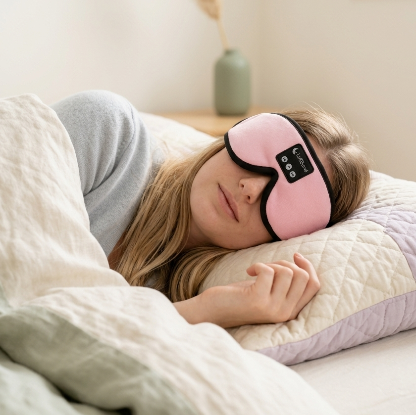 LullMask™ – Masque de sommeil audio Bluetooth