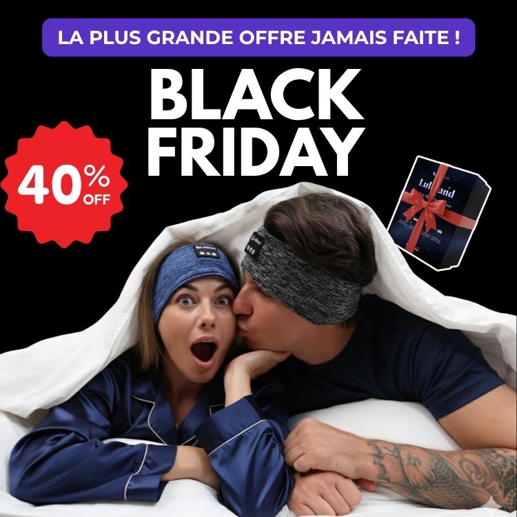 LullBand™ - Bandeau de Sommeil Anti-Bruit Pour Dormir